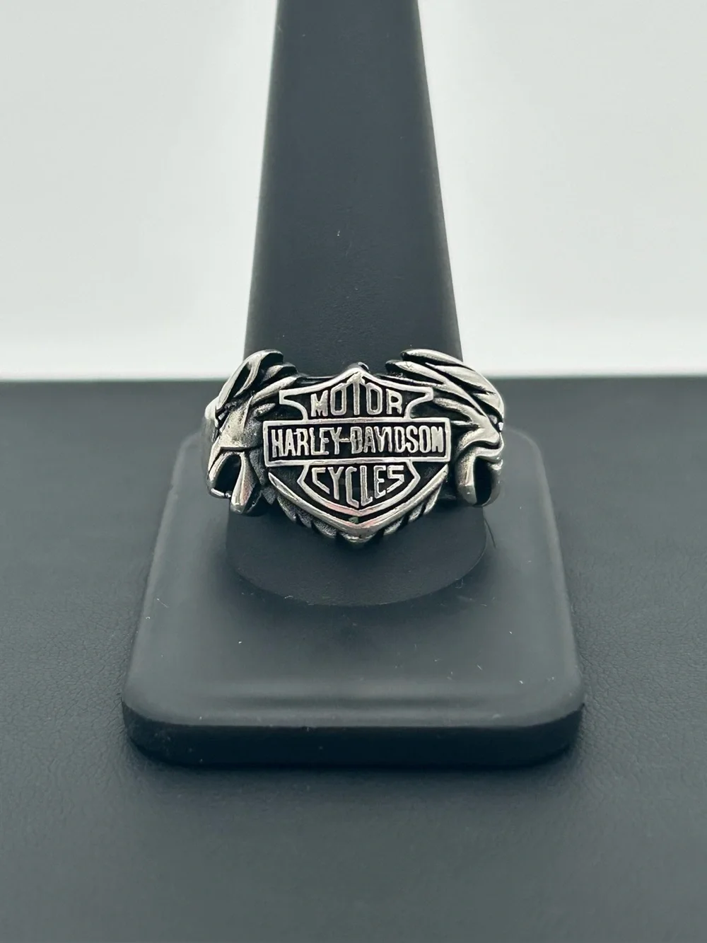 Sterling Silver Harley-Davidson Men’s Ring